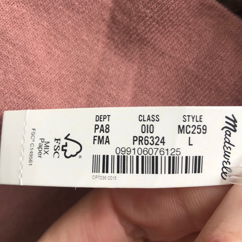 Madewell Button-Sleeve Turtleneck (M and L) - Picture 6 of 8